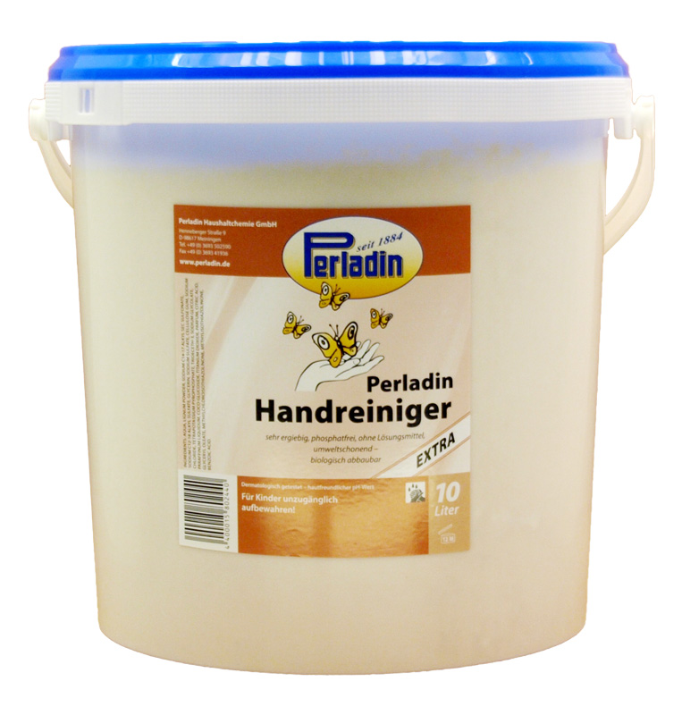 Handwaschpasten mit Holzmehl - Perladin Haushaltchemie GmbH